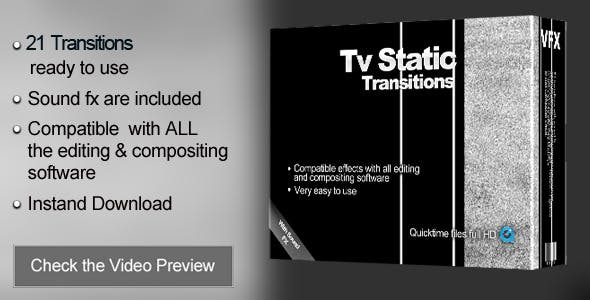 Transitions TV Static - Download Videohive 2677851