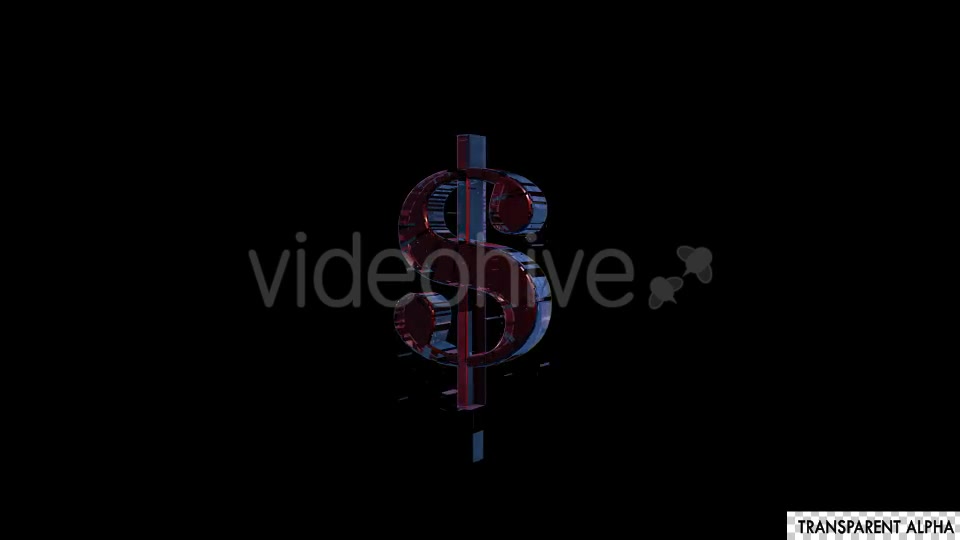 Transparent Glass Dollar Collapse - Download Videohive 19862082