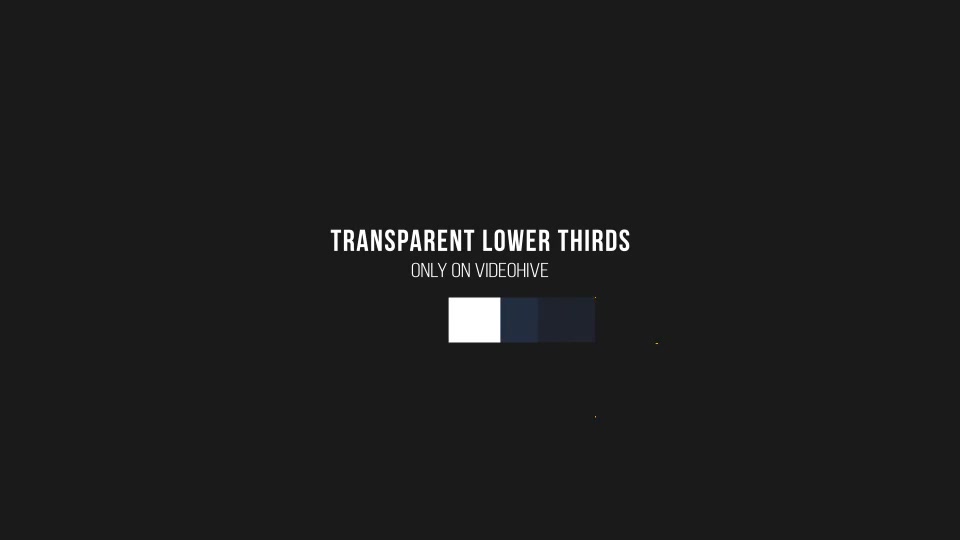 Transparent Lower Thirds - Download Videohive 9997266