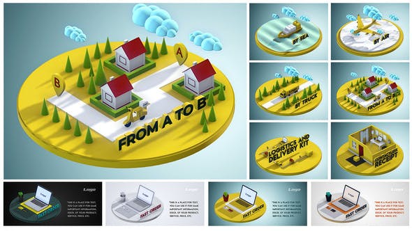 Transport and Cargo Promo - 29678799 Download Videohive