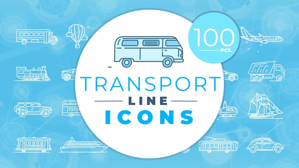 Transport Icons Videohive 29512500 After Effects Image 1