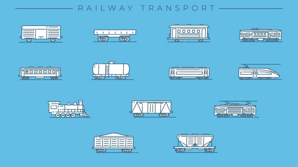 Transport Icons Videohive 29512500 After Effects Image 9