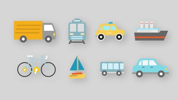 Transport Icons - Download Videohive 34260477