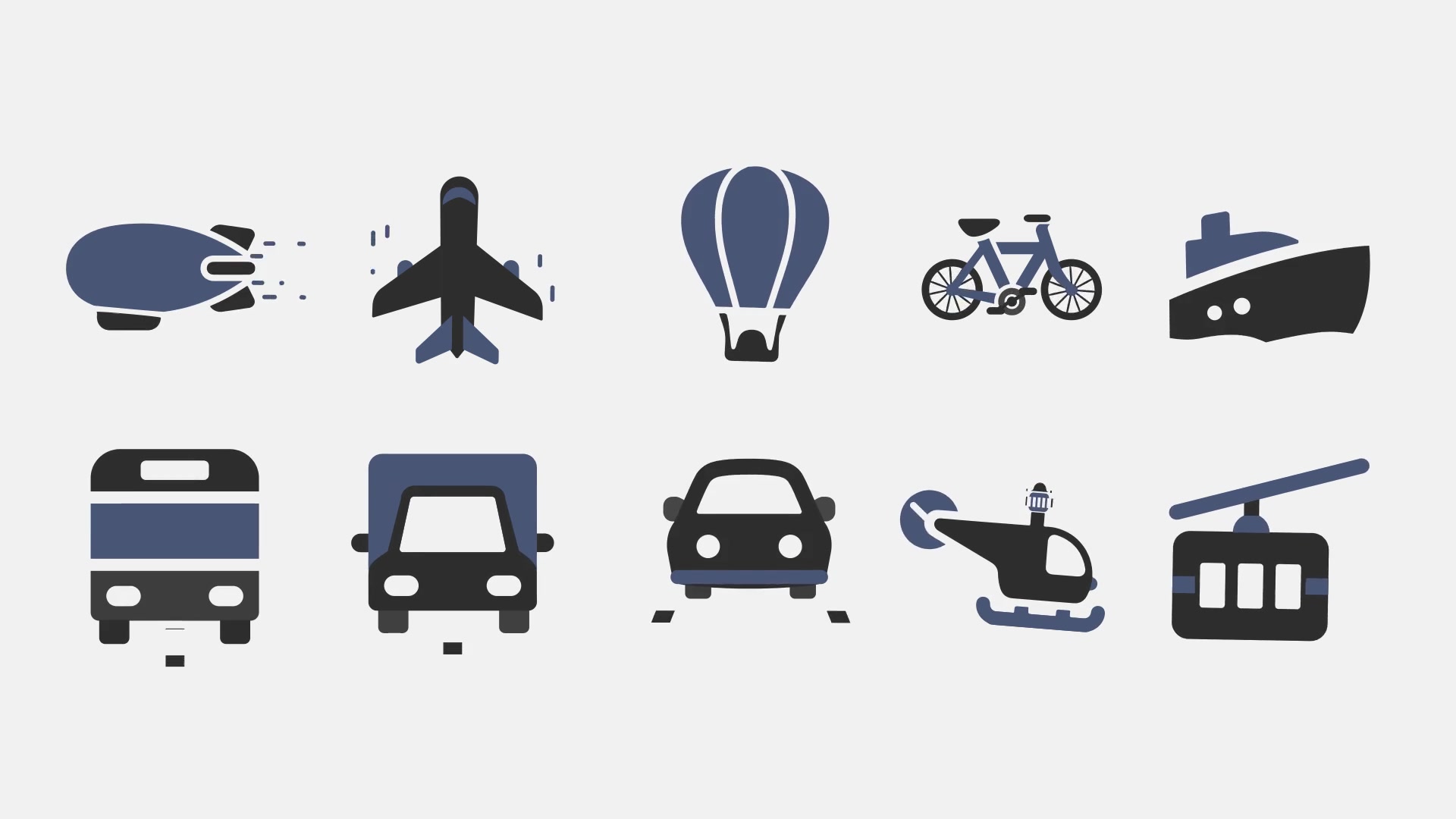 Transportation Icons Videohive 37321382 After Effects Image 8