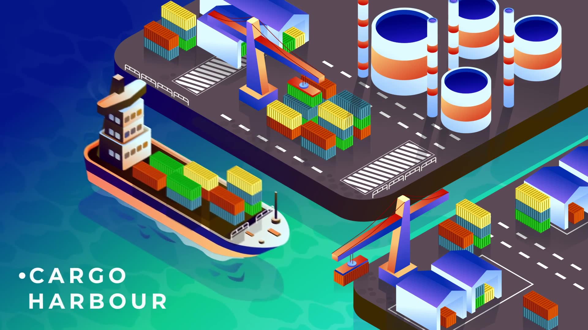 Transportation Isometric Animation | After Effects Videohive 34349242 After Effects Image 6