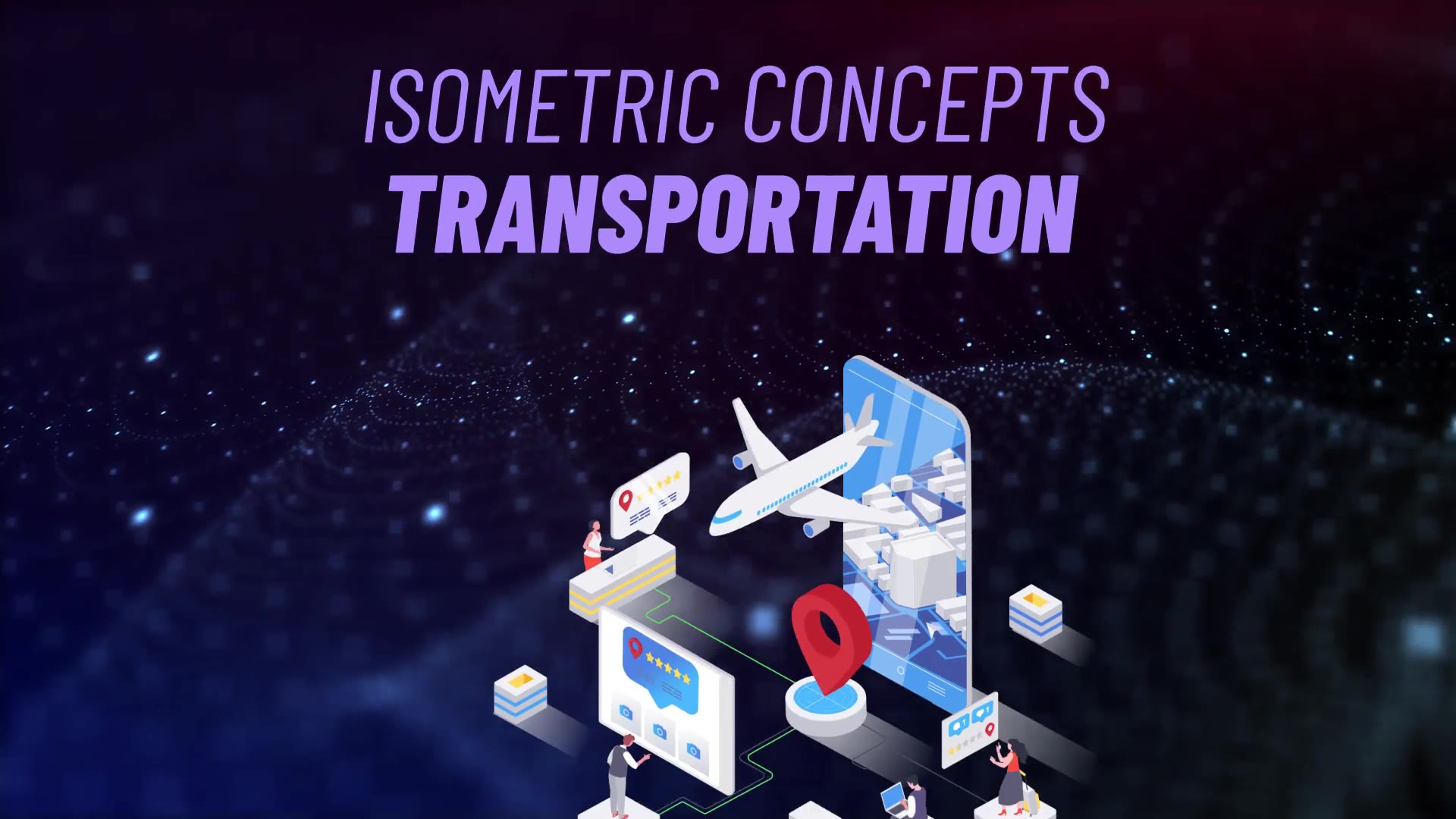 Transportation Isometric Concept Videohive 31693835 After Effects Image 3