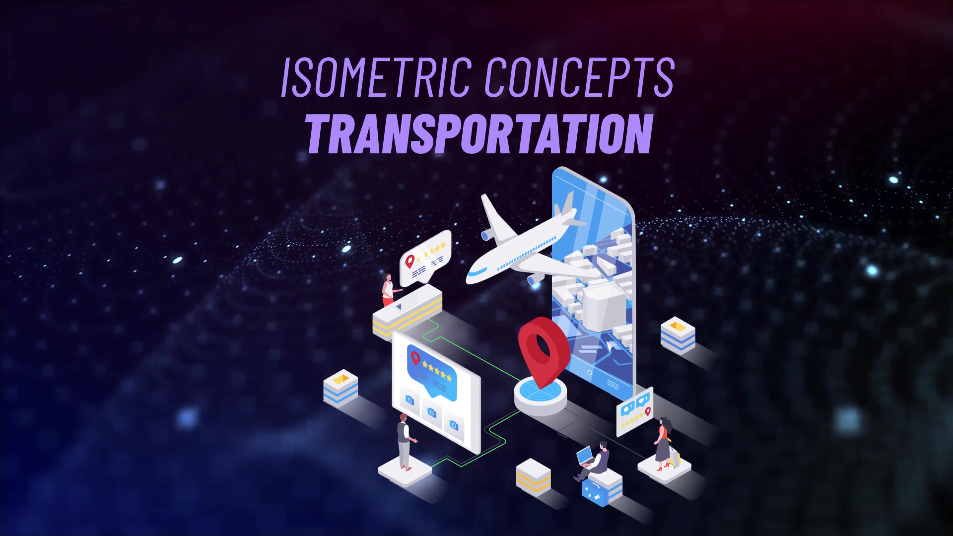 Transportation Isometric Concept Videohive 31693835 After Effects Image 4