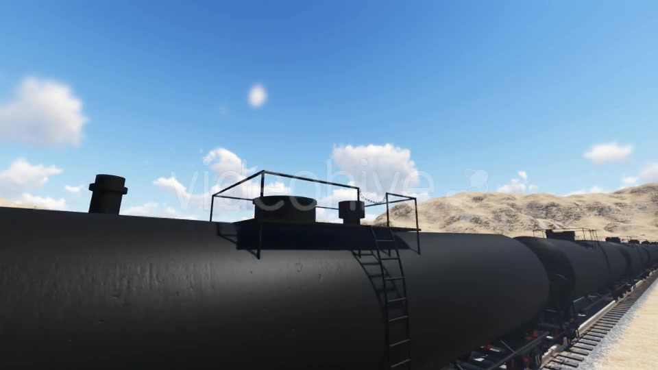 Transportation Tank Cars With Oil - Download Videohive 17647921