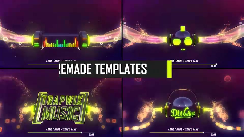 TrapWix Music Visualizer Pack Videohive 20751129 After Effects Image 11
