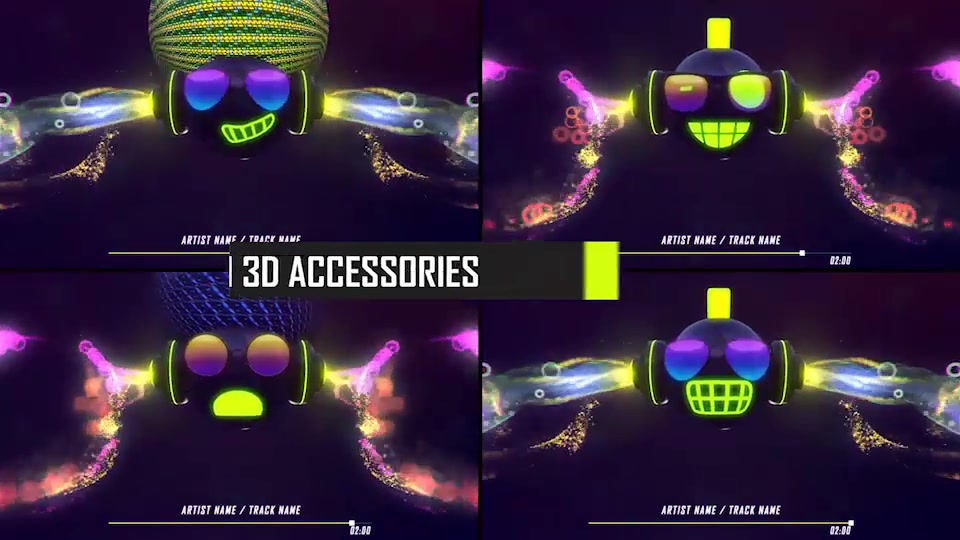 TrapWix Music Visualizer Pack Videohive 20751129 After Effects Image 8
