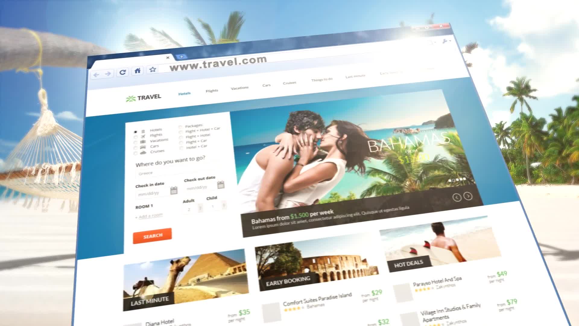 travel agency advert after effects free download