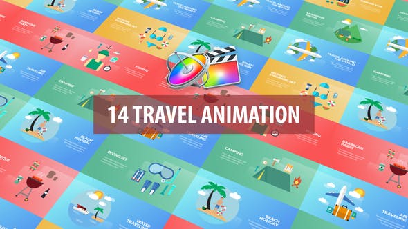 Travel Animation | Apple Motion & FCPX - 31054935 Videohive Download