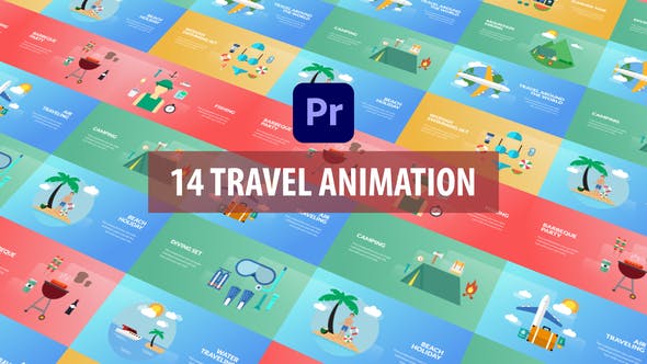 Travel Animation | Premiere Pro MOGRT - Videohive 31054920 Download