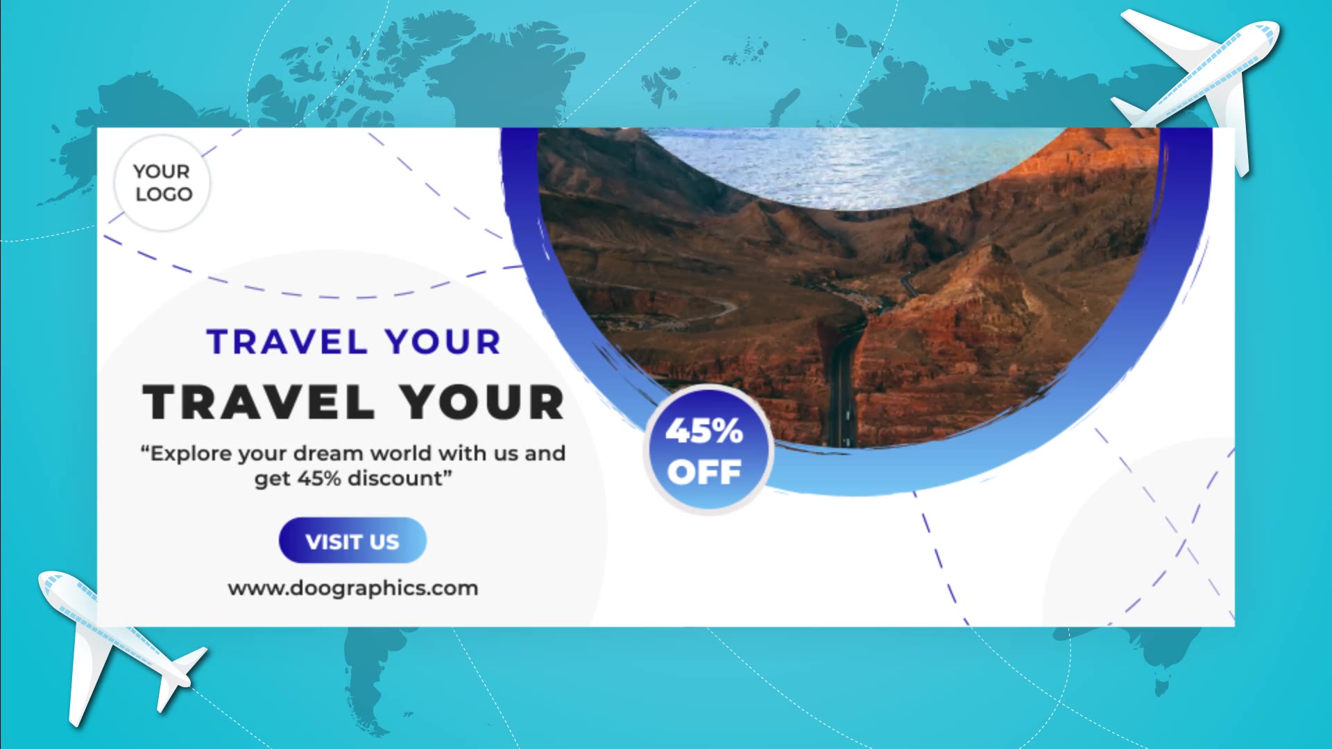 Travel Facebook Cover Videohive 33359471 After Effects Image 8