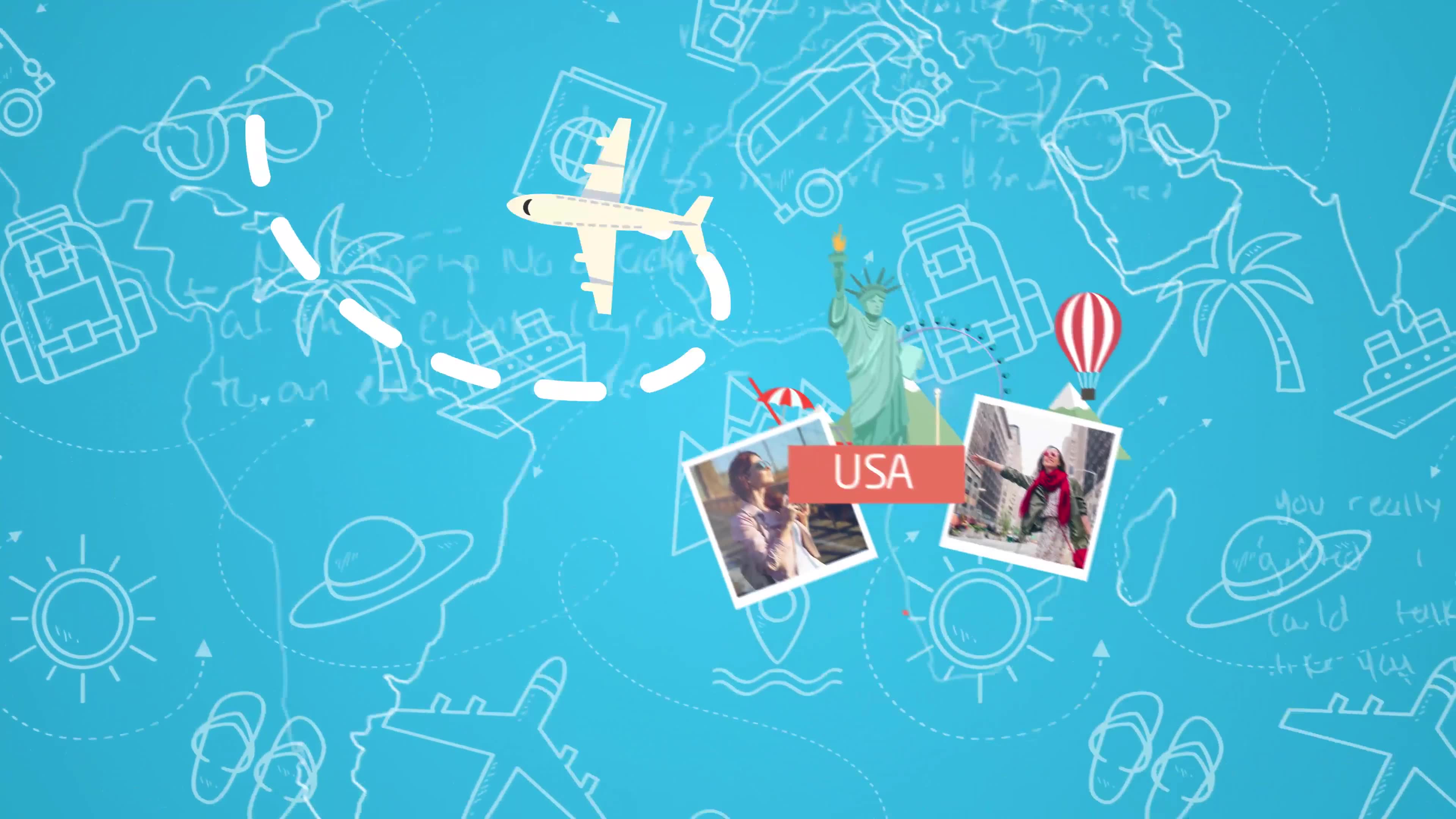 Travel Flight Logo Videohive 24192263 After Effects Image 2