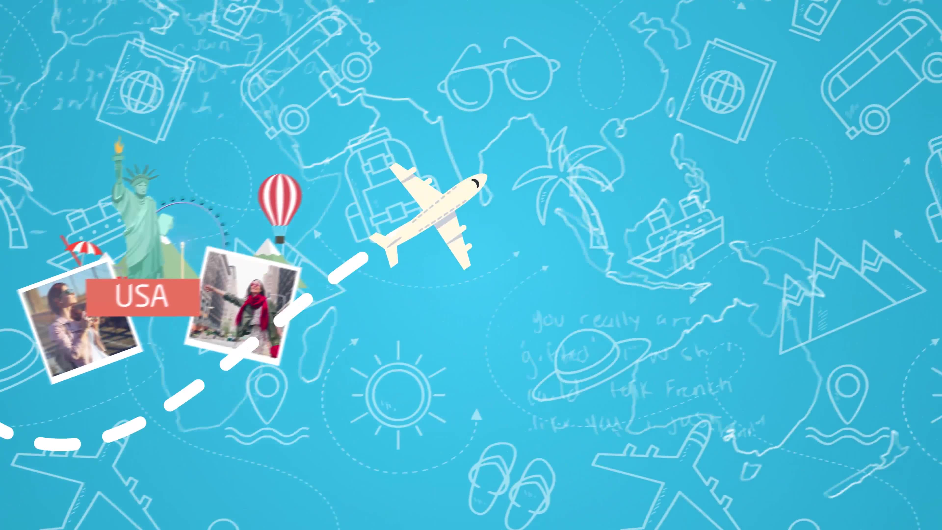 Travel Flight Logo Videohive 24192263 After Effects Image 3