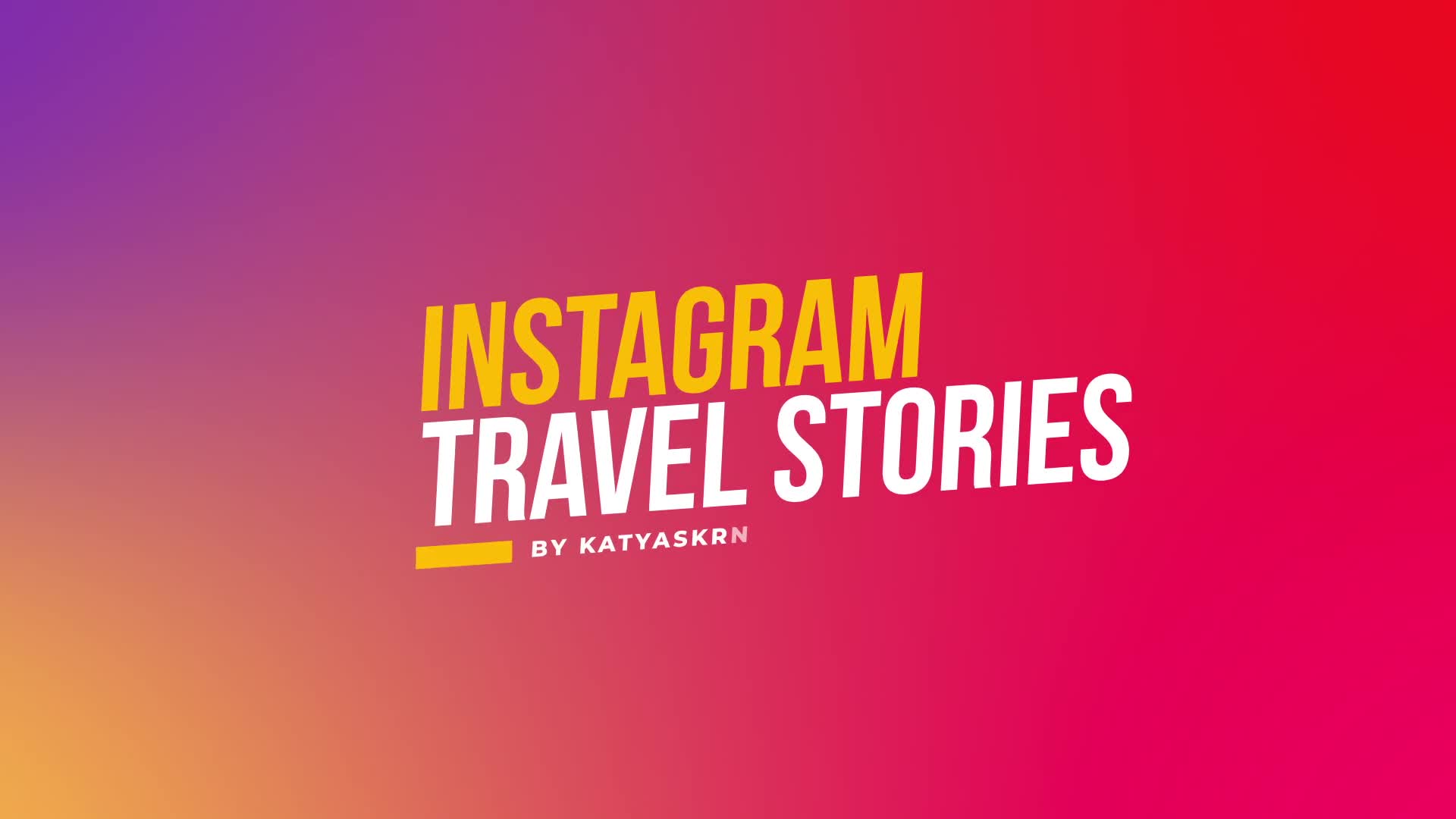 Travel Instagram Stories After Effects Videohive 37526278 After Effects Image 1