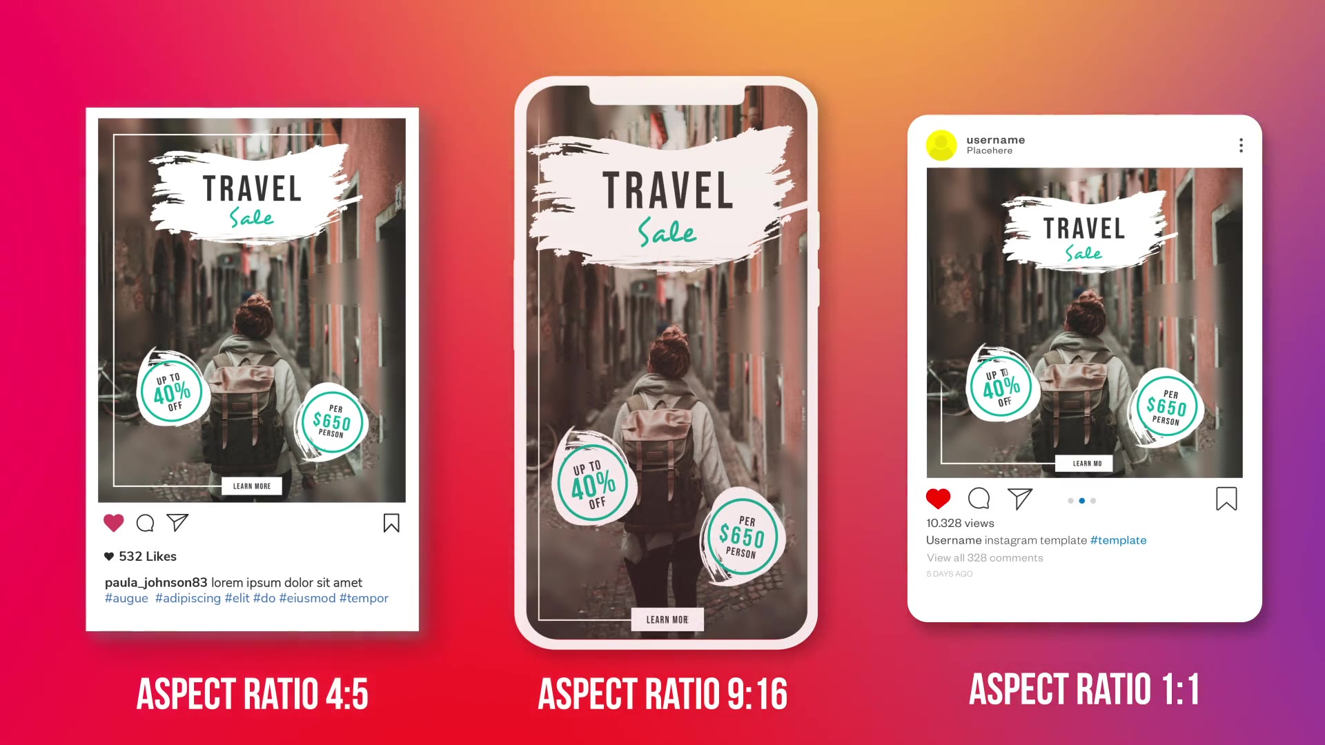 Travel Instagram Stories After Effects Videohive 37526278 After Effects Image 7