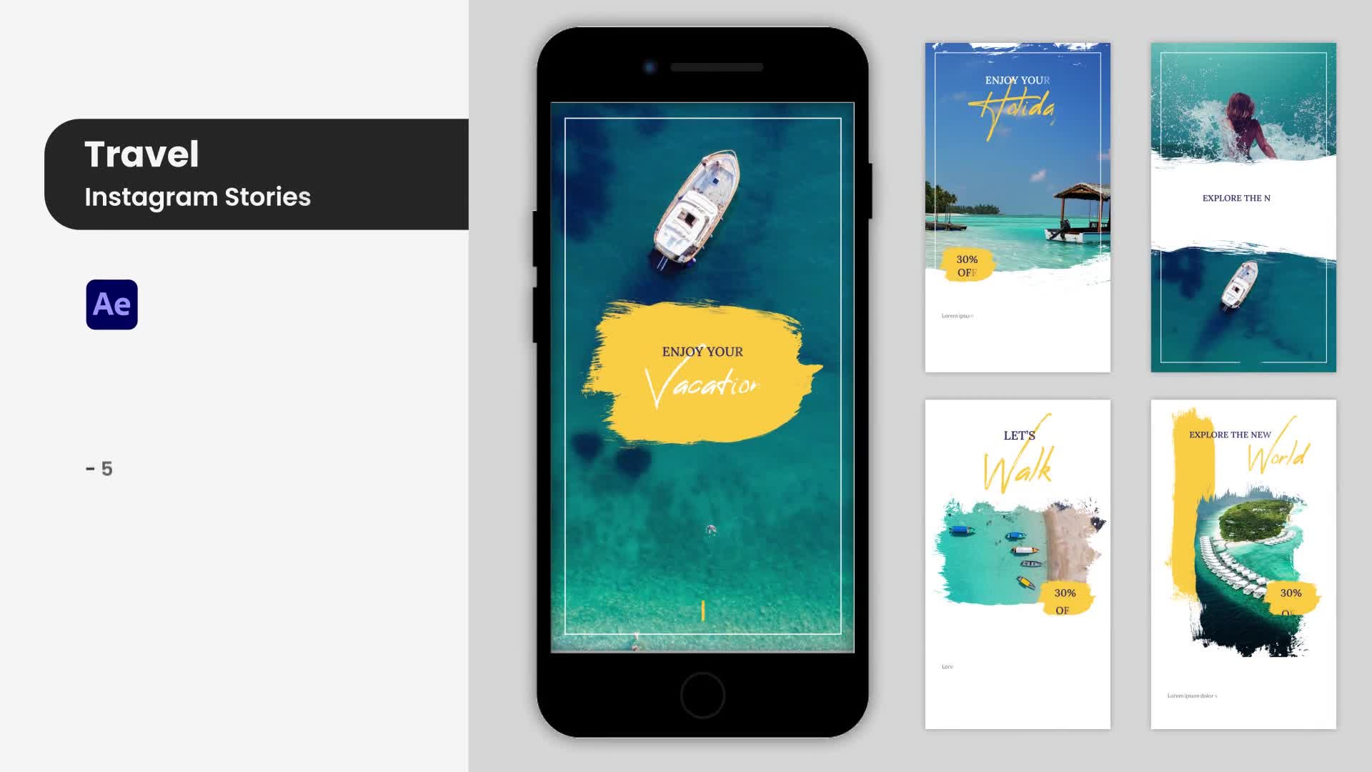 Travel Instagram stories Videohive 33582651 After Effects Image 1