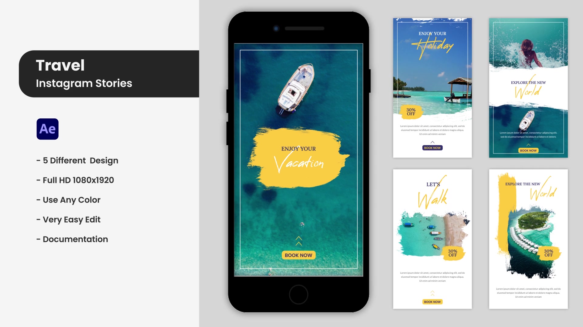 Travel Instagram stories Videohive 33582651 After Effects Image 12