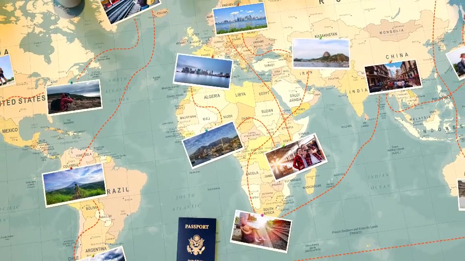 Travel Map Slideshow Videohive 22271846 After Effects Image 11