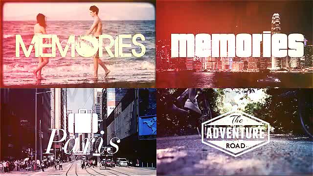 Travel Memories, Typography Slideshow - Download Videohive 5085980