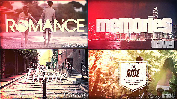 Travel Memories, Typography Slideshow - Download Videohive 5085980