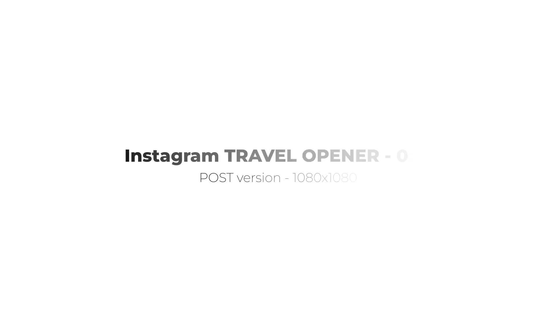 Travel Opener Instagram Post | MOGRT Videohive 39235974 Premiere Pro Image 1