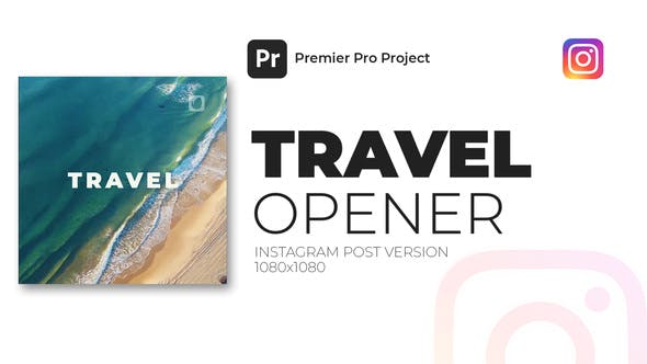 Travel Opener Instagram Post | MOGRT - 39235974 Videohive Download
