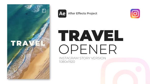 Travel Opener Instagram Story - Videohive Download 39209379