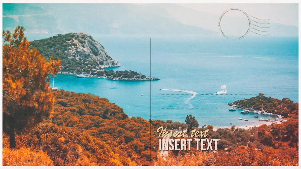 postcard vacation after effects template download