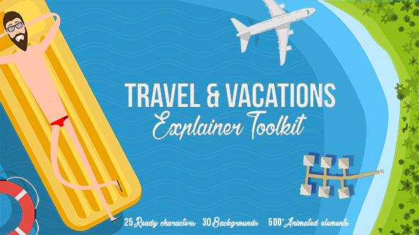 Travel & Vacations Explainer Toolkit - Download Videohive 17339134