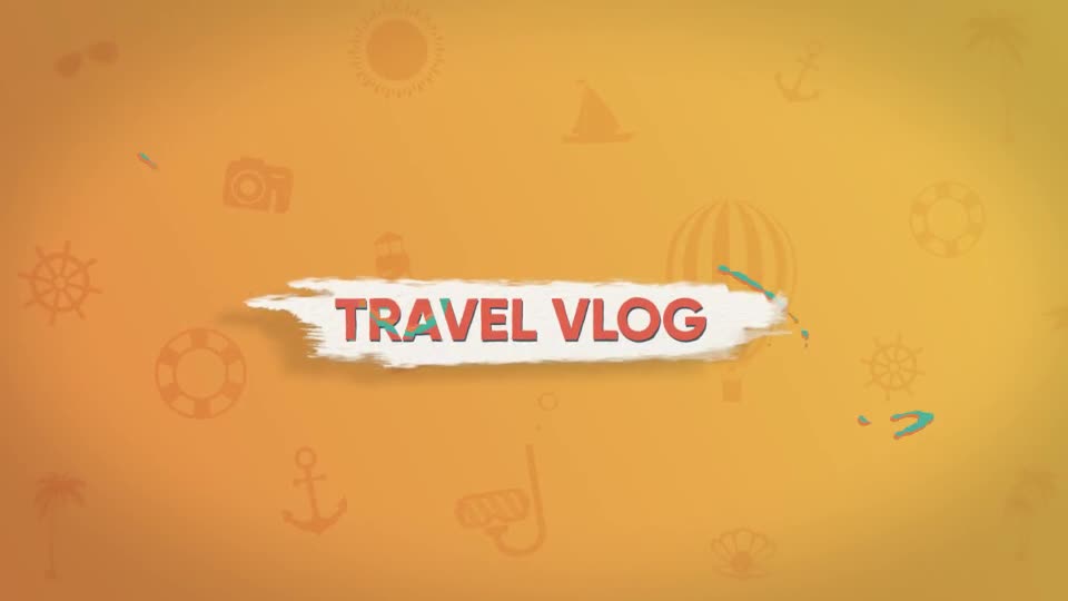 Travel Vlog Opener Videohive 22036341 After Effects Image 1