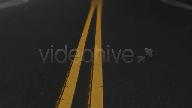Traveling Down Street Road Double Line LOOP  Videohive 154117 Stock Footage Image 3