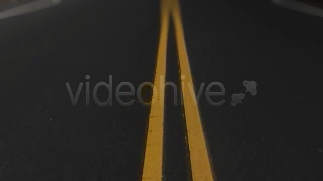 Traveling Down Street Road Double Line LOOP  Videohive 154117 Stock Footage Image 6