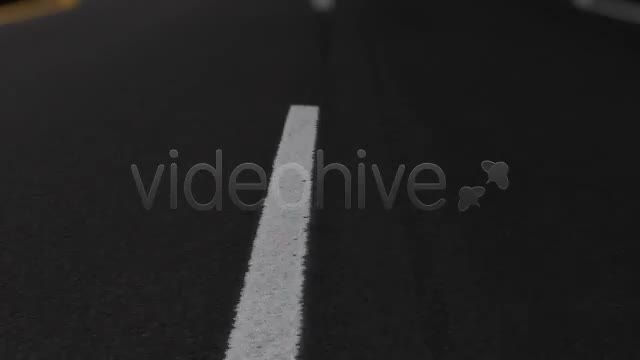 Traveling Down Street Road Striped Line LOOP  Videohive 153931 Stock Footage Image 1