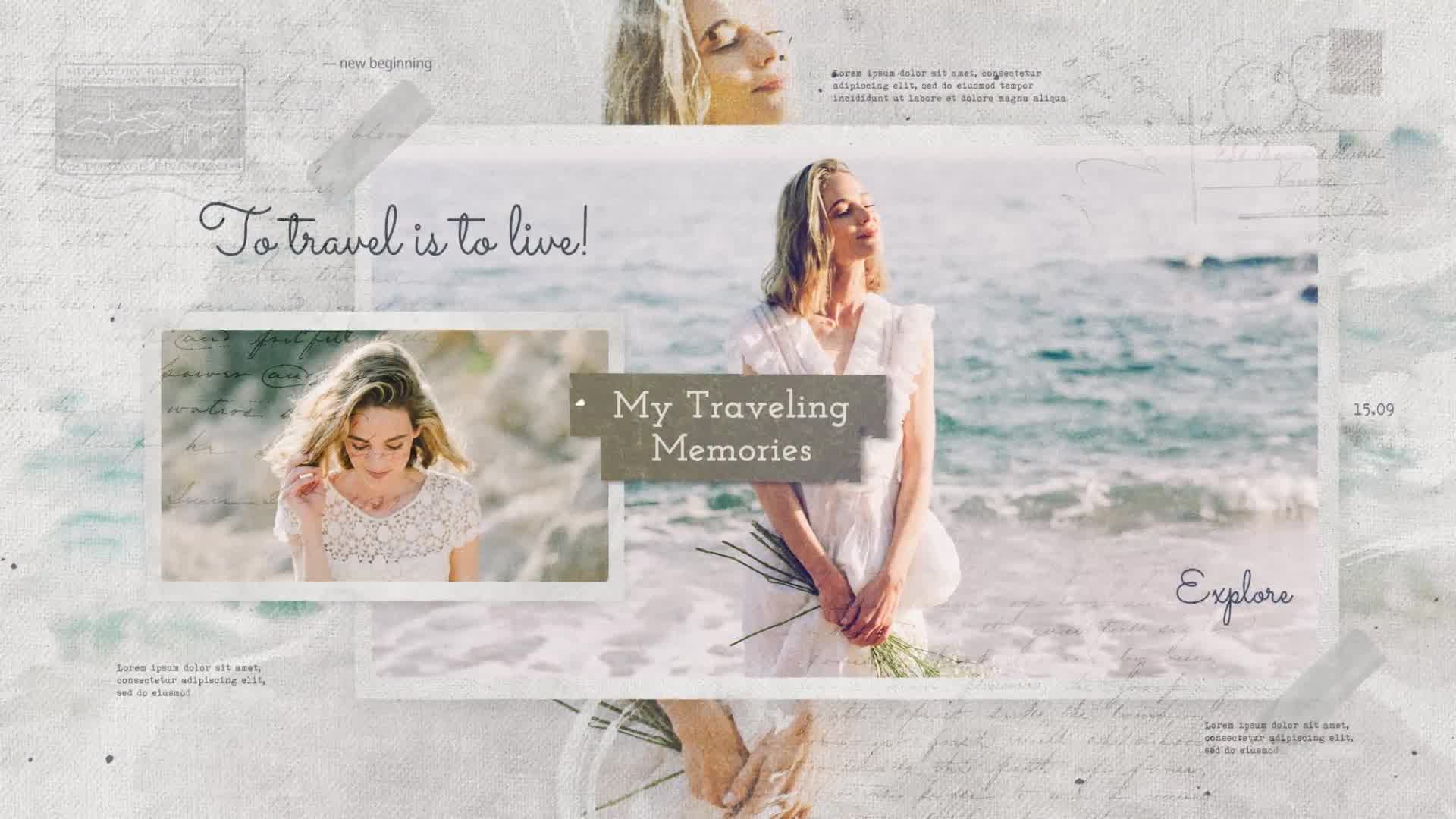 Traveling Memories Photo Album / Adventure Journey Ink Slideshow / Family Friends Romantic Gallery Videohive 31819269 After Effects Image 12