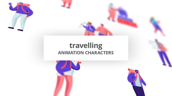 Travelling Character Set - Download Videohive 32842674