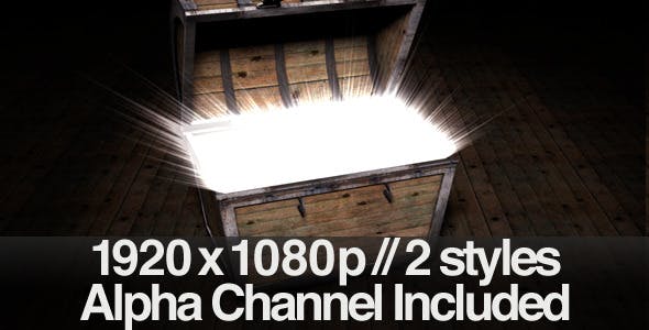 Treasure Chest Shining Transition Wipes 2 Styles - 1555525 Download Videohive