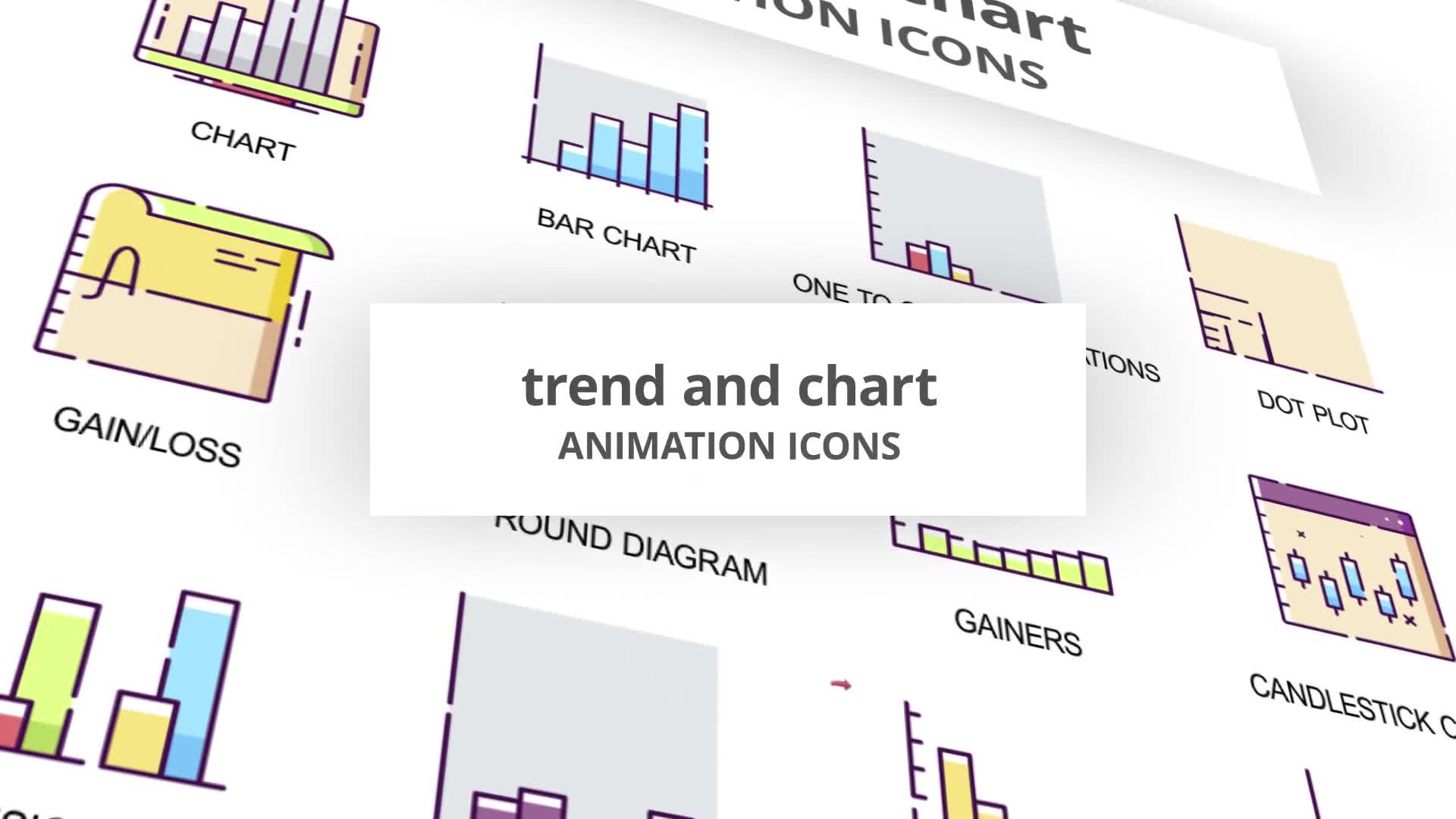 Trend & Chart Animation Icons Videohive 30041919 After Effects Image 1