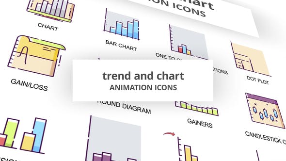 Trend & Chart Animation Icons - Download Videohive 30041919