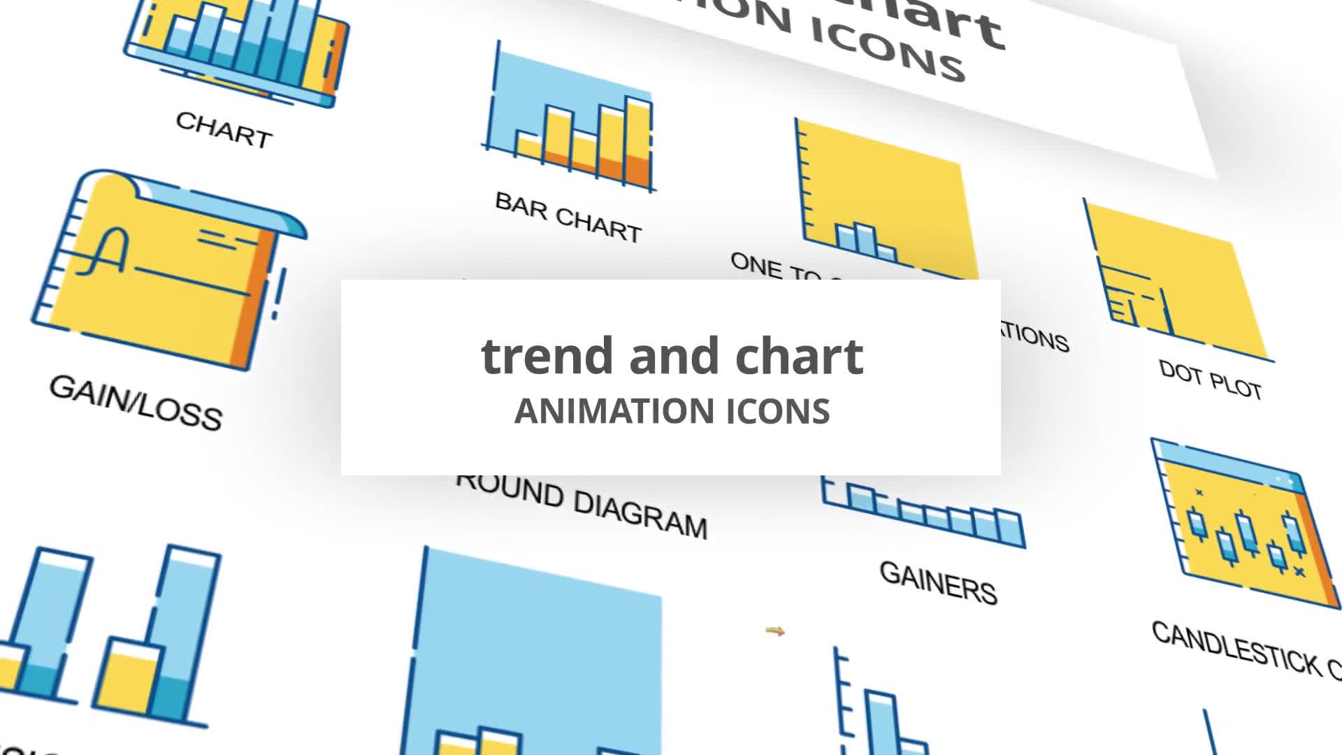 Trend & Chart Animation Icons Videohive 30261084 After Effects Image 1