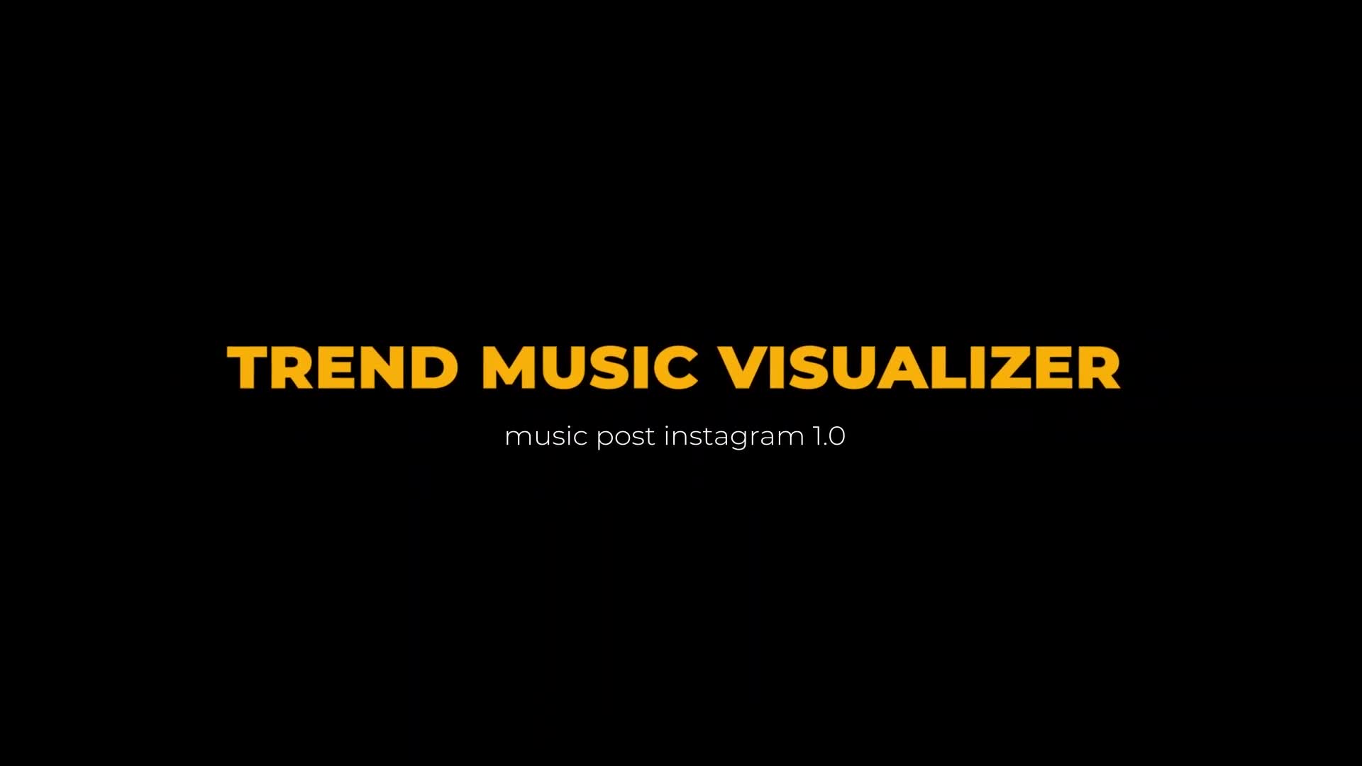 Trend music visualizer post instagram Videohive 32232019 After Effects Image 1
