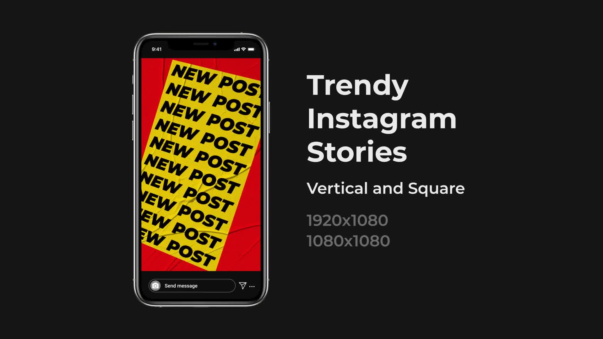 Trendy Instagram Stories | Vertical and Square Videohive 24900393 After Effects Image 9