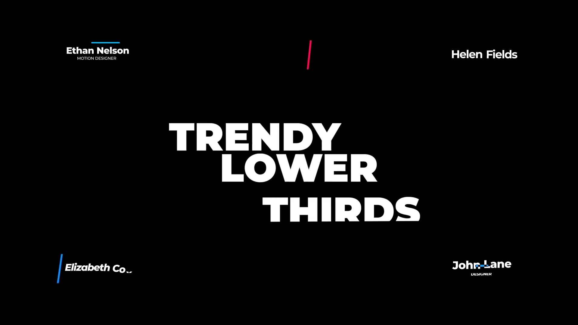Trendy Lower Thirds MOGRT Videohive 33122863 Premiere Pro Image 2