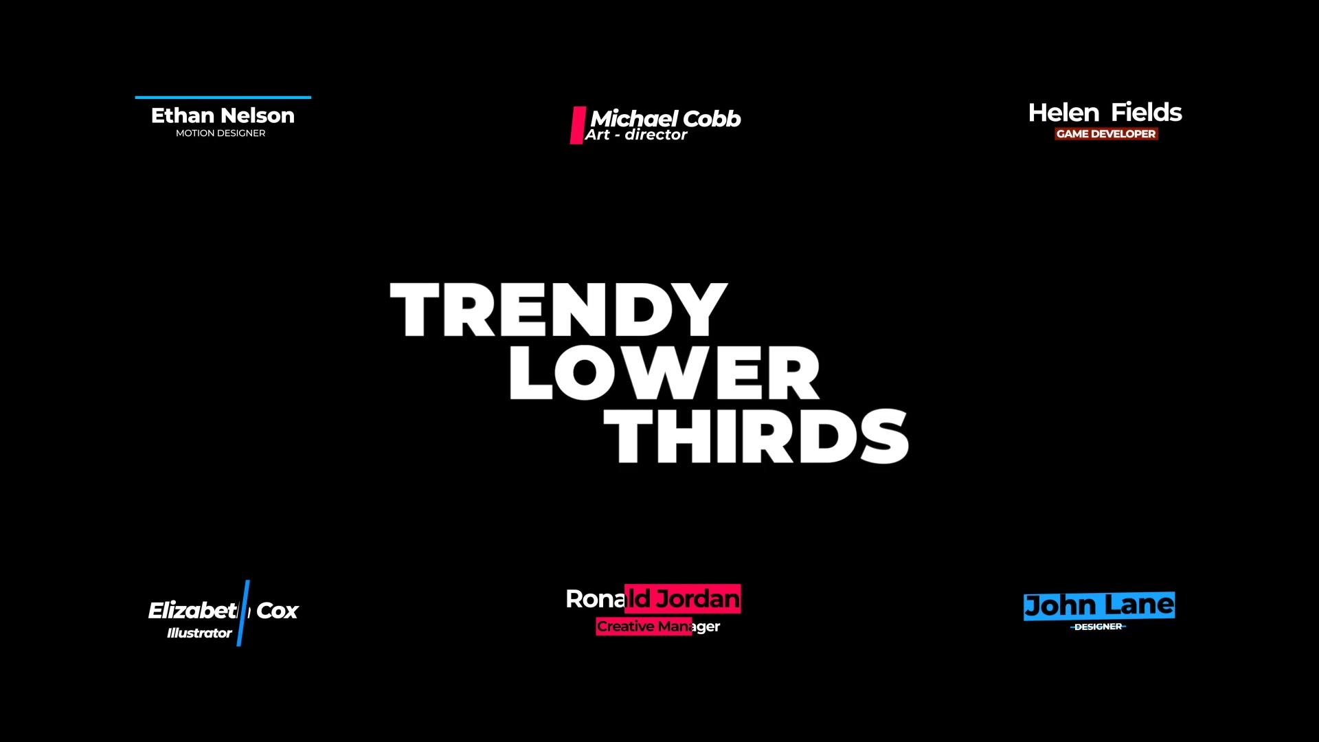 Trendy Lower Thirds MOGRT Videohive 33122863 Premiere Pro Image 3