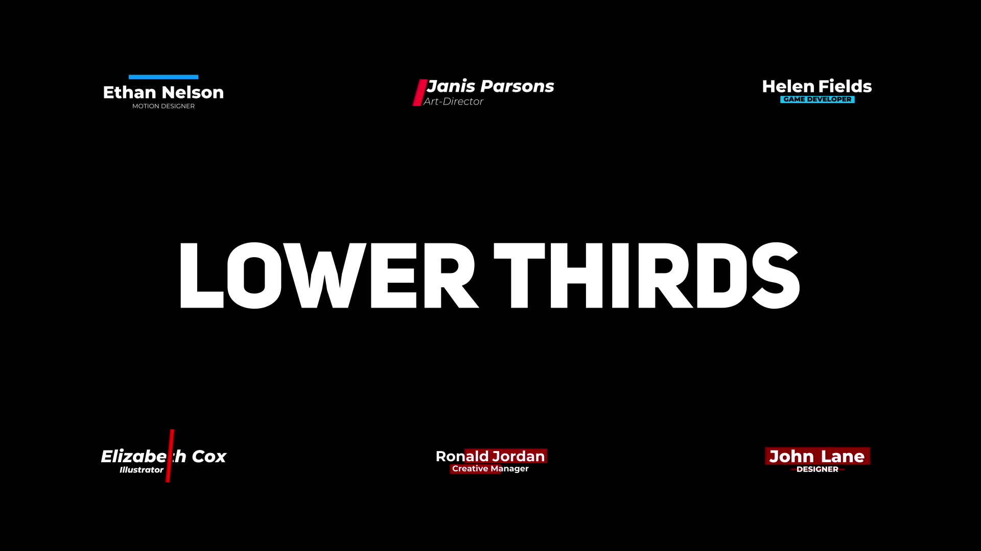 Trendy Lower Thirds Videohive 32592961 DaVinci Resolve Image 2