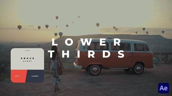 Trendy Lower Thirds - Videohive Download 36720517