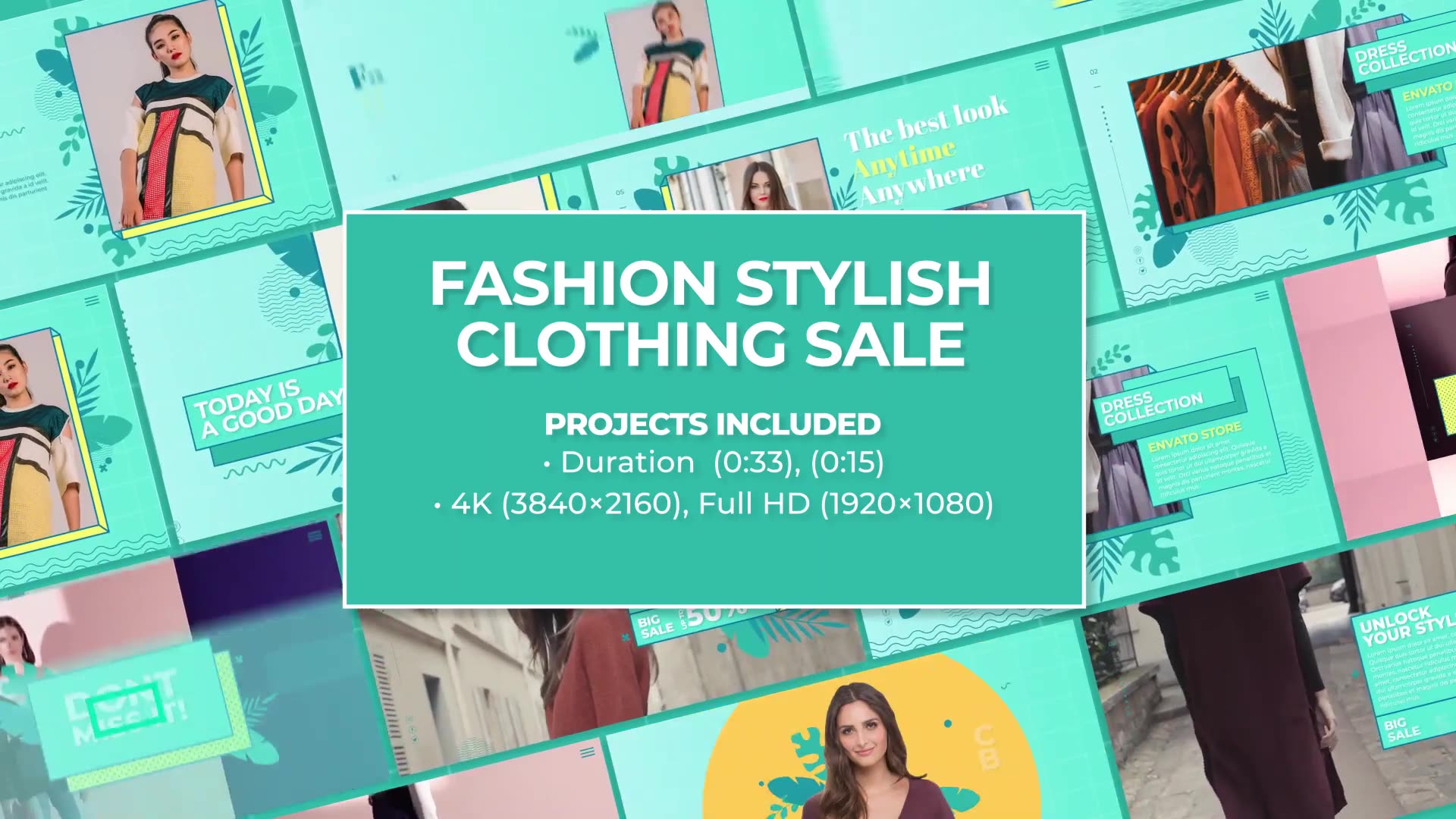 Trendy Memphis Fashion Stylish Clothing Sale Videohive 24307840 After Effects Image 2