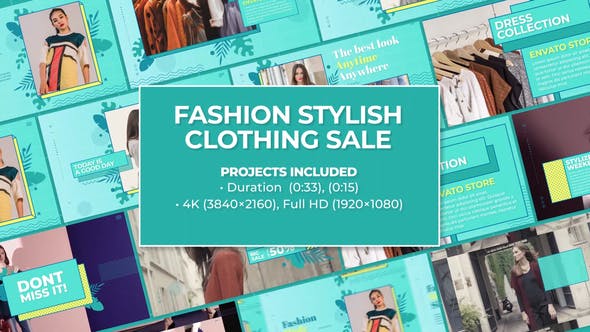Trendy Memphis Fashion Stylish Clothing Sale - Videohive 24307840 Download
